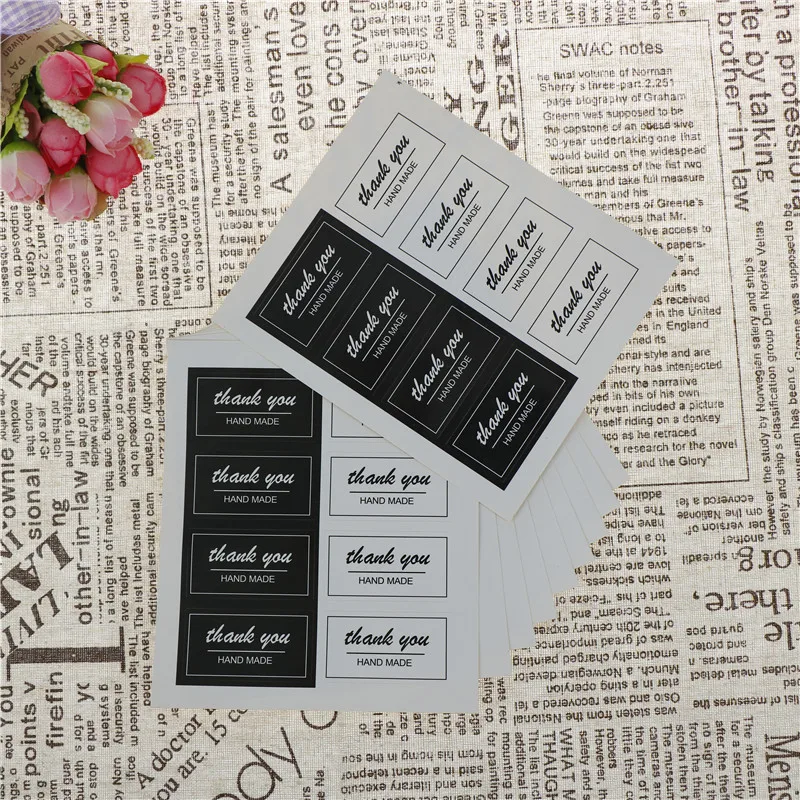 80pcs/set Black White Garment Label Sticker Thank You Label Stickers Diameter For Diy Hand Made For Gift Cake Sealing Hang Tag
80pcs/set Black White Garment Label Sticker Thank You Label Stickers Diameter For Diy Hand Made For Gift Cake Sealing Hang Tag