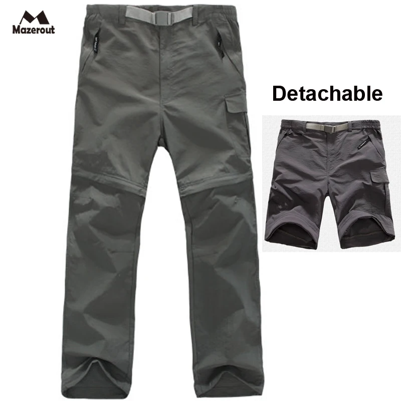 MAZEROUT Men New Summer Fishing Outdoor Trekking Hiking Quick Dry pant Camping Trousers Travel Sports Plus Size Detachable P20 
MAZEROUT Men New Summer Fishing Outdoor Trekking Hiking Quick Dry pant Camping Trousers Travel Sports Plus Size Detachable P20