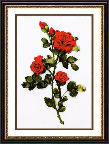 Needlework,DIY Ribbon Cross stitch Sets for Embroidery kit,Lover's Red Rose ribbon Cross-Stitch handwork wedding wall home decor
Needlework,DIY Ribbon Cross stitch Sets for Embroidery kit,Lover's Red Rose ribbon Cross-Stitch handwork wedding wall home decor