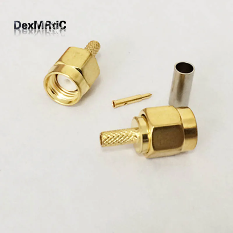 1pc New RF SMA Male Plug Coax Connector Crimp For RG316 RG174 Cable Very Cheap fast ship
1pc New RF SMA Male Plug Coax Connector Crimp For RG316 RG174 Cable Very Cheap fast ship