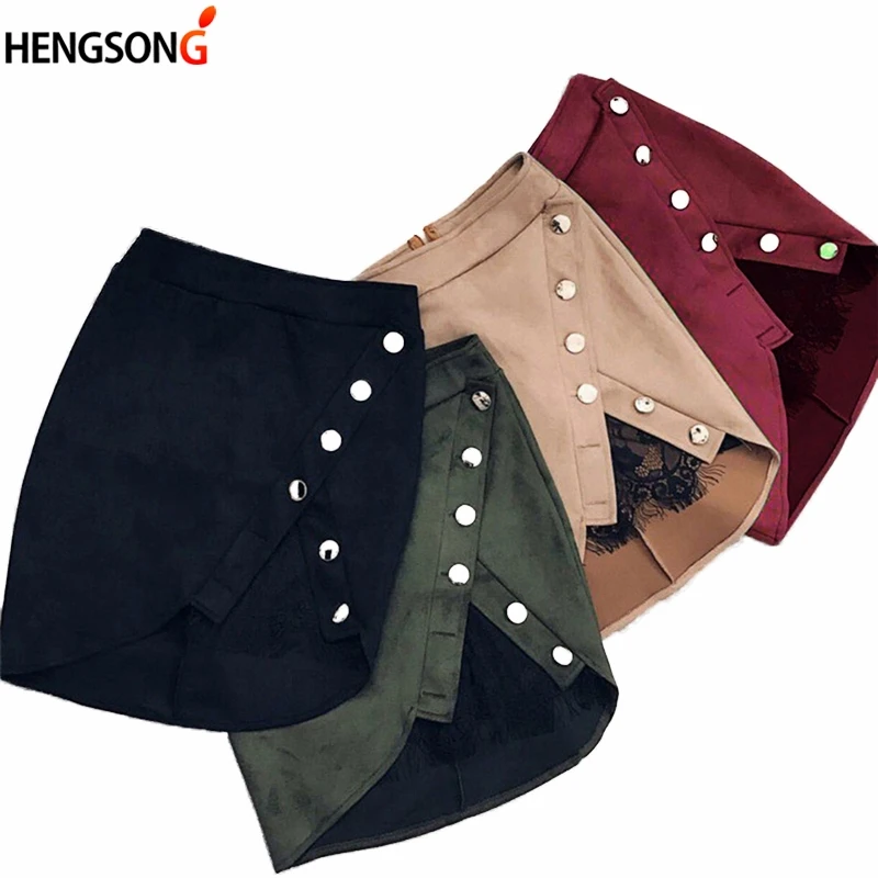 New Fashion Women Ladies High Waist Pencil Skirts Button Lace Patchwork Sexy Bodycon Suede Leather Split Party Casual Mini Skirt
New Fashion Women Ladies High Waist Pencil Skirts Button Lace Patchwork Sexy Bodycon Suede Leather Split Party Casual Mini Skirt