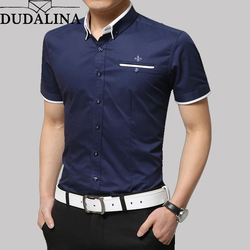 Dudalina 2019 New Arrival Brand Men's Summer Business Shirt Short Sleeves Turn-down Collar Tuxedo Shirt Shirt Men Shirts
Dudalina 2019 New Arrival Brand Men's Summer Business Shirt Short Sleeves Turn-down Collar Tuxedo Shirt Shirt Men Shirts