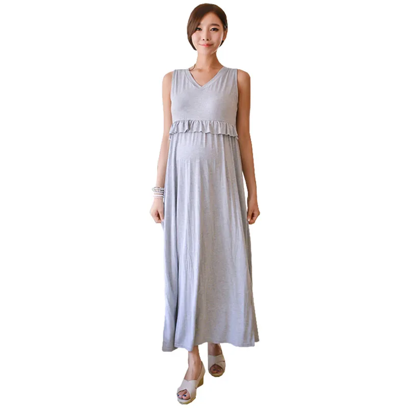 Long Nursing Dresses Maternity Breastfeeding Clothes For Pregnant Women Sleeveless Feeding Dress Gravidas Vestidos Maternity
Long Nursing Dresses Maternity Breastfeeding Clothes For Pregnant Women Sleeveless Feeding Dress Gravidas Vestidos Maternity