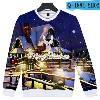 New Fashion Hoodies Christmas Cool Men's Sweatshirt Men/Women Casual Capless Anime Hoodie 3D Print Christmas Top Sweatshirts
New Fashion Hoodies Christmas Cool Men's Sweatshirt Men/Women Casual Capless Anime Hoodie 3D Print Christmas Top Sweatshirts