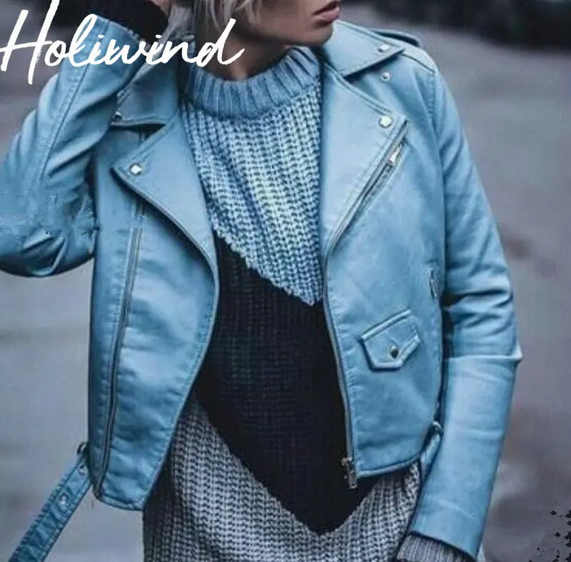 2019 Autumn Motorcycle Leather Jackets Blue Yellow Red Color PU Leather Coats Slim PU Zipper Jackets
2019 Autumn Motorcycle Leather Jackets Blue Yellow Red Color PU Leather Coats Slim PU Zipper Jackets