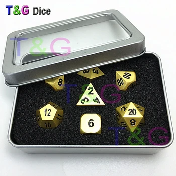 T&G Brand New Matte Gold Metal Dice with Black Digital Plus Metal Box Fun Family Game Cube Entertainment
T&G Brand New Matte Gold Metal Dice with Black Digital Plus Metal Box Fun Family Game Cube Entertainment