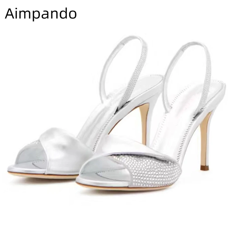 Bling Crystal Folded Gladiator Sandals Women Stiletto Heel Back Strap Open Toe 2019 New Sexy Catwalk Summer Shoes Woman
Bling Crystal Folded Gladiator Sandals Women Stiletto Heel Back Strap Open Toe 2019 New Sexy Catwalk Summer Shoes Woman