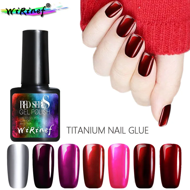 WiRinef Shiny Nails Titanium Gel Polish 3D Metal Effect Glitter Mirror Gel Lacquer Nail Art 6 Red Colors Varnish Glue
WiRinef Shiny Nails Titanium Gel Polish 3D Metal Effect Glitter Mirror Gel Lacquer Nail Art 6 Red Colors Varnish Glue