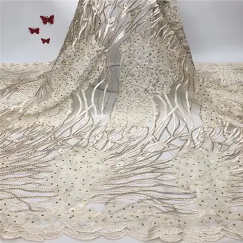African lace fabric beads 3D lace fabric 2018 high quality lace Nigerian French lace fabric wedding dress gold JX1956B-1
African lace fabric beads 3D lace fabric 2018 high quality lace Nigerian French lace fabric wedding dress gold JX1956B-1