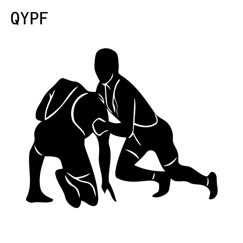 QYPF 13*10.9CM Unique Wrestle Silhouette Decor Car Stickers Vinyl Accessories C16-0422 
QYPF 13*10.9CM Unique Wrestle Silhouette Decor Car Stickers Vinyl Accessories C16-0422