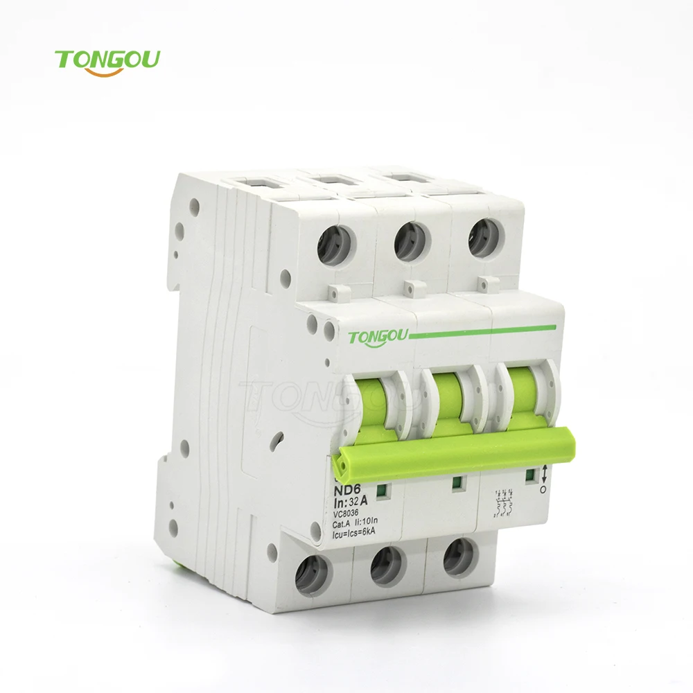 3P 32A MCB AC 220V 400V Curve C 6KA Circuit Breaker 30A 32A with 5 Years Warranty
3P 32A MCB AC 220V 400V Curve C 6KA Circuit Breaker 30A 32A with 5 Years Warranty