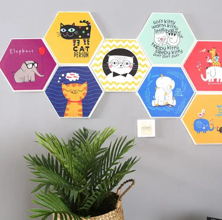TECHOME Cartoon Animal Painting Hexagon Sticker Etrance Kid Bedroom Decoration Wall Sticker 3D Self-sticking Wall Sticker
TECHOME Cartoon Animal Painting Hexagon Sticker Etrance Kid Bedroom Decoration Wall Sticker 3D Self-sticking Wall Sticker