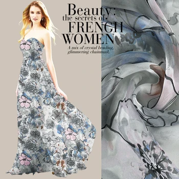 CNUM SC136 100% Natural Silk Chiffon/ Flower, Ink Painting/ Silk Fabric /Width 1.42yd Thickness 6mm
CNUM SC136 100% Natural Silk Chiffon/ Flower, Ink Painting/ Silk Fabric /Width 1.42yd Thickness 6mm