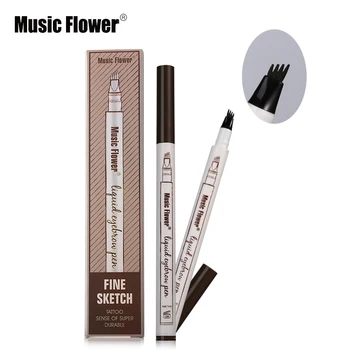 Music Flower Fine Sketch Liquid Eyebrow Pen 3 Colors Waterproof Tint Eyebrow Tattoo Natural Eye Brow Brown Pencil Smudge-proof
Music Flower Fine Sketch Liquid Eyebrow Pen 3 Colors Waterproof Tint Eyebrow Tattoo Natural Eye Brow Brown Pencil Smudge-proof