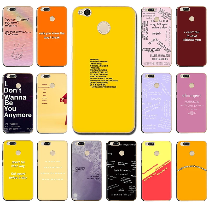 Song Lyrics Billie Eilish Aesthetic Hard phone case for Xiaomi 5 5S 6 8 se A1 A2 Lite Mix 2S F1 9 se Max 3 9T A3 Pro CC9e
Song Lyrics Billie Eilish Aesthetic Hard phone case for Xiaomi 5 5S 6 8 se A1 A2 Lite Mix 2S F1 9 se Max 3 9T A3 Pro CC9e