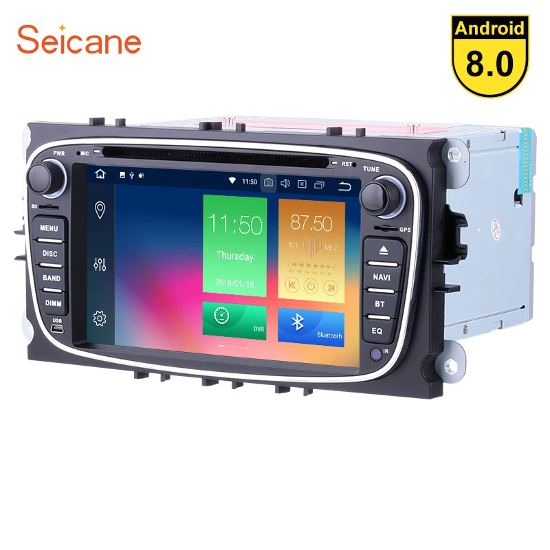 Seicane Android 8.0 Car GPS Navi DVD Player Radio Stereo Audio system for 2008-2011 Ford Focus/MONDEO/TRANSIT CONNECT With SWC
Seicane Android 8.0 Car GPS Navi DVD Player Radio Stereo Audio system for 2008-2011 Ford Focus/MONDEO/TRANSIT CONNECT With SWC