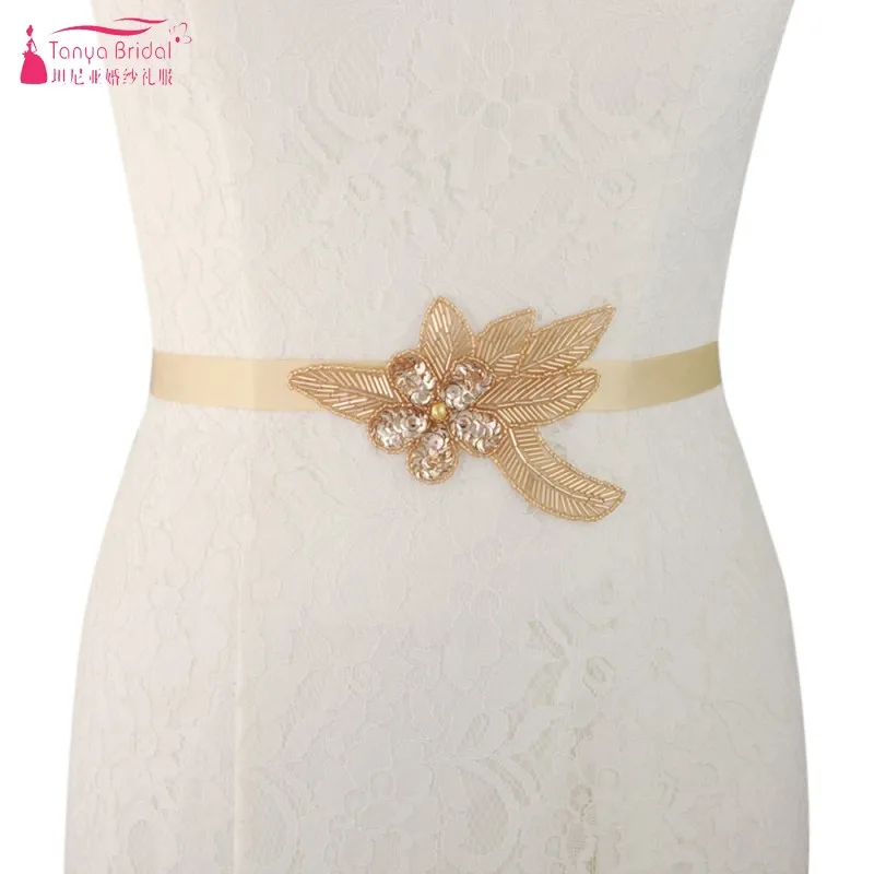 Wedding Belts Gold For Wedding Beadings Sequins Ribbon Belt For Bride Golden Bridal Belts sash Wedding accoriess S401
Wedding Belts Gold For Wedding Beadings Sequins Ribbon Belt For Bride Golden Bridal Belts sash Wedding accoriess S401