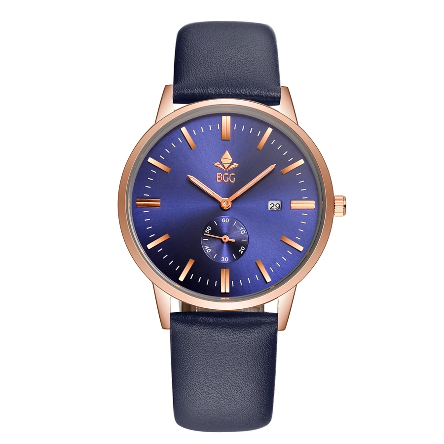 Men Watches BGG Top Brand Luxury Quartz Watch Sport Casual Leather Calendar Wristwatch Montre Homme Male Clock relogio masculino
Men Watches BGG Top Brand Luxury Quartz Watch Sport Casual Leather Calendar Wristwatch Montre Homme Male Clock relogio masculino