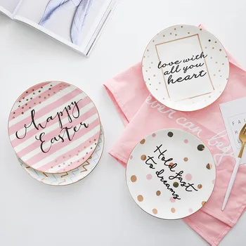4 Pcs/Lot Trace Gold Nice Letter Lines Dinner Plates Sets Cheap Pratos Mousse Dishes Steak Food Container Compote Juul Hcigar
4 Pcs/Lot Trace Gold Nice Letter Lines Dinner Plates Sets Cheap Pratos Mousse Dishes Steak Food Container Compote Juul Hcigar