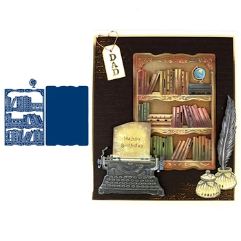 Vintage Book Shelf Metal Cutting Dies Stencil For Scrapbooking Paper Cards Crafts Handmade Embossing Decor New 2019 Dies Cut
Vintage Book Shelf Metal Cutting Dies Stencil For Scrapbooking Paper Cards Crafts Handmade Embossing Decor New 2019 Dies Cut
