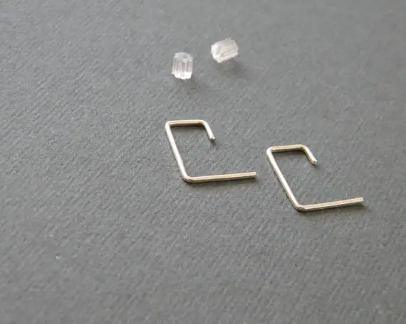 PINJEAS Thin Rounded Suspender stud Earrings handmade simple hook minimalist ear cuffs for women girlfriend
PINJEAS Thin Rounded Suspender stud Earrings handmade simple hook minimalist ear cuffs for women girlfriend