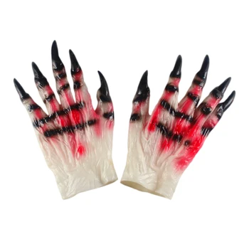 NICEXMAS Halloween Gloves Zombie Winter funy Claw Monster Style Full Finger Rubber Gloves for Party Festival
NICEXMAS Halloween Gloves Zombie Winter funy Claw Monster Style Full Finger Rubber Gloves for Party Festival