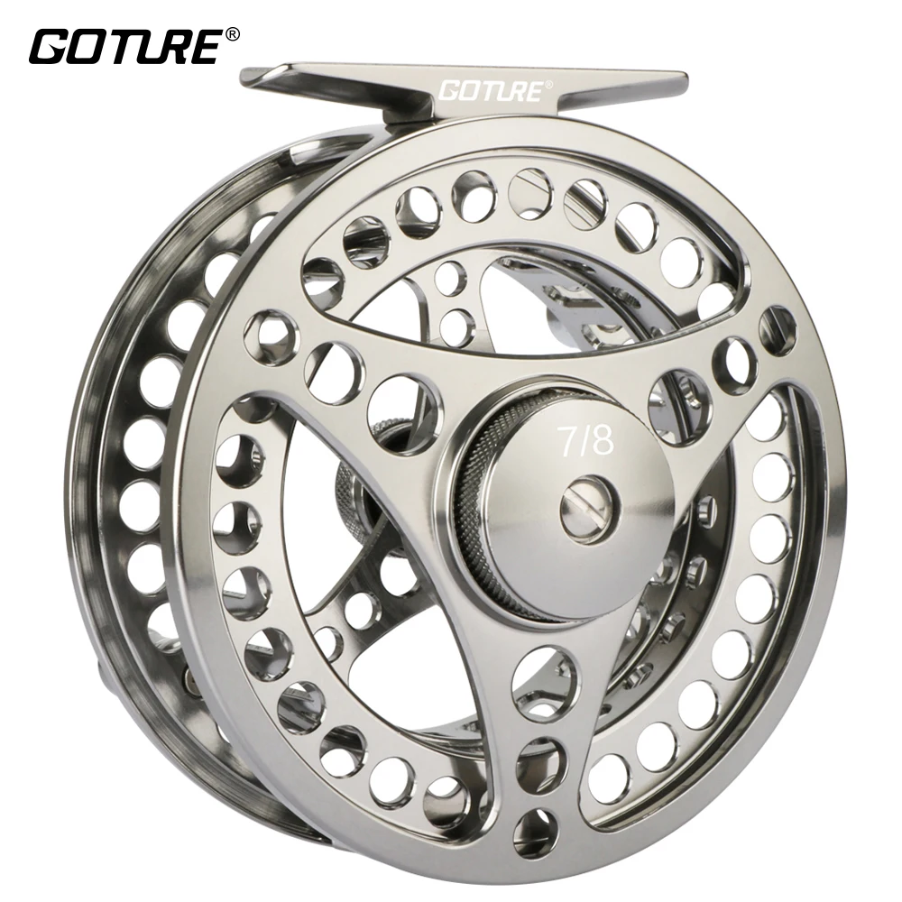 Image Goture Stainless Steel High Quality Fly Fishing Reel 2+1BB 11  Fishing Gear Fishing Tackle 5 6# 7 8#