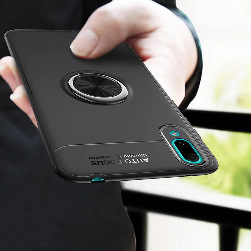 For Huawei Y7 Pro 2019 Phone Case Shockproof Magnetic Metal Ring Holder Soft Silicon Back Cover for Huawei Y7 Y7Pro Y7Prime 2019
For Huawei Y7 Pro 2019 Phone Case Shockproof Magnetic Metal Ring Holder Soft Silicon Back Cover for Huawei Y7 Y7Pro Y7Prime 2019
