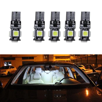 Signal Lamp Side Light Festoon Bulb Led Lighting 12v White T10 W5w 5smd 5050 Car Interior Exterior
Signal Lamp Side Light Festoon Bulb Led Lighting 12v White T10 W5w 5smd 5050 Car Interior Exterior