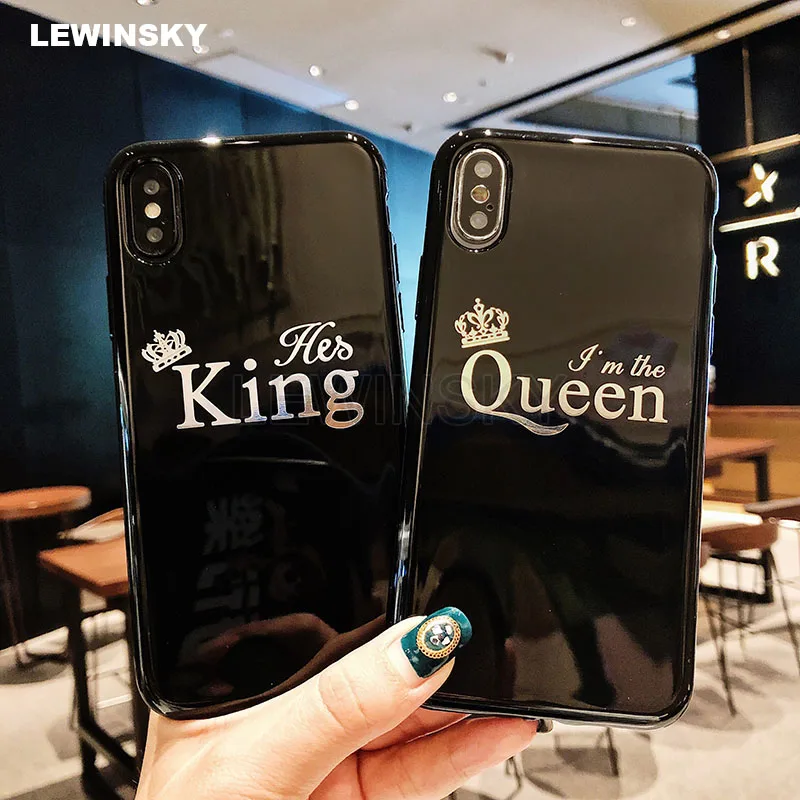 Glossy Crown Phone Case For iPhone 6 6s Plus Letter KING Back Cover Love Heart Soft TPU Cases For iPhone X 8 7 5 6 S Plus 5s SE
Glossy Crown Phone Case For iPhone 6 6s Plus Letter KING Back Cover Love Heart Soft TPU Cases For iPhone X 8 7 5 6 S Plus 5s SE