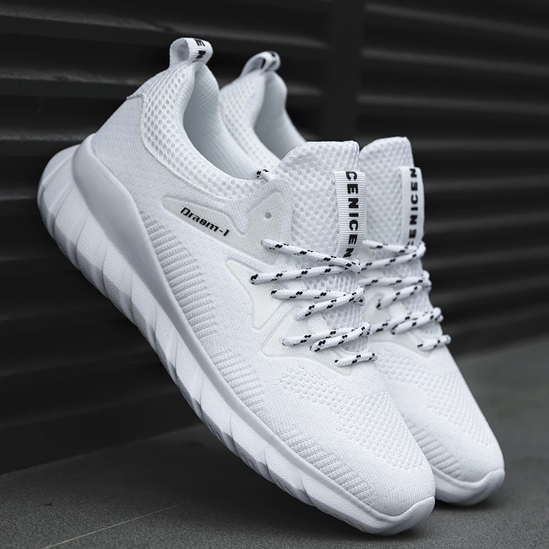 Brand High Quality Running Shoes for Men Breathable Trendy Outdoor Sport Shoes Ultra Light Athletic Trainers Man Mesh Sneakers
Brand High Quality Running Shoes for Men Breathable Trendy Outdoor Sport Shoes Ultra Light Athletic Trainers Man Mesh Sneakers