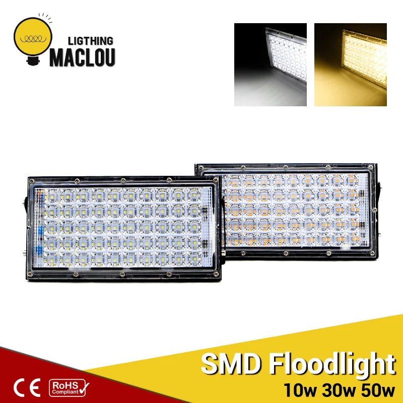 LED FloodLight 10w 30w 50w LED Reflector 220V IP65 SMD Flood light Outdoor LED Projector Waterproof Garden Light LED Spotlight
LED FloodLight 10w 30w 50w LED Reflector 220V IP65 SMD Flood light Outdoor LED Projector Waterproof Garden Light LED Spotlight