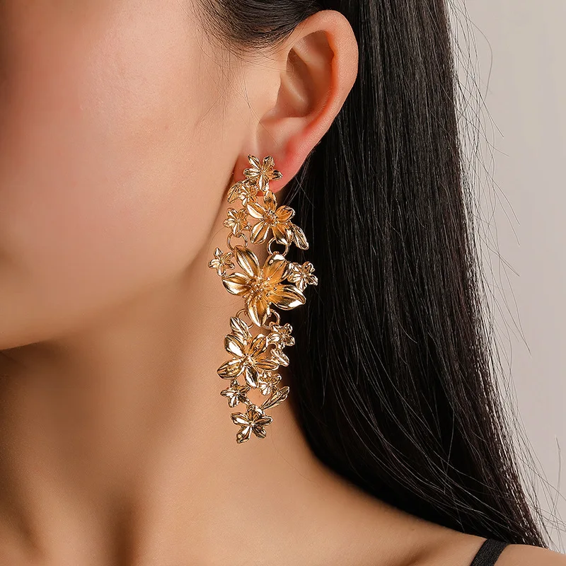 Modyle Fashion Geometric Long Drop Earrings For Women Wedding Vintage Flower Gold Color Punk Statement Gifts Earrings Jewelry
Modyle Fashion Geometric Long Drop Earrings For Women Wedding Vintage Flower Gold Color Punk Statement Gifts Earrings Jewelry