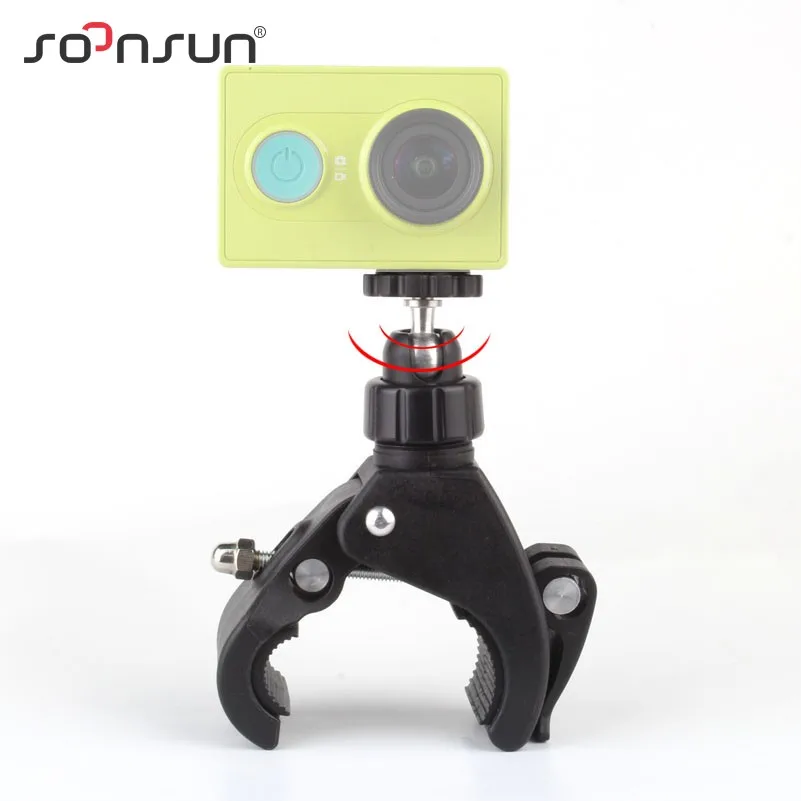 SOONSUN 360 Degree Swivel Bicycle Motorcycle Handlebar Tripod Mount Handle Holder for GoPro Hero 7 6 5 4 3 SJ4000 For Xiaomi Yi
SOONSUN 360 Degree Swivel Bicycle Motorcycle Handlebar Tripod Mount Handle Holder for GoPro Hero 7 6 5 4 3 SJ4000 For Xiaomi Yi