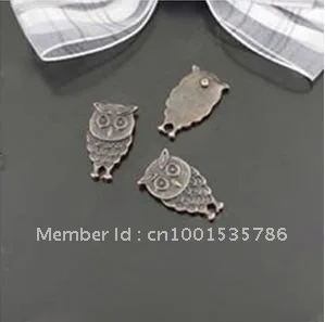 Alloy Fashion Jewelry components and pendants 20*11MM antique copper owl 30pcs / pack wholesale Free shipping
Alloy Fashion Jewelry components and pendants 20*11MM antique copper owl 30pcs / pack wholesale Free shipping