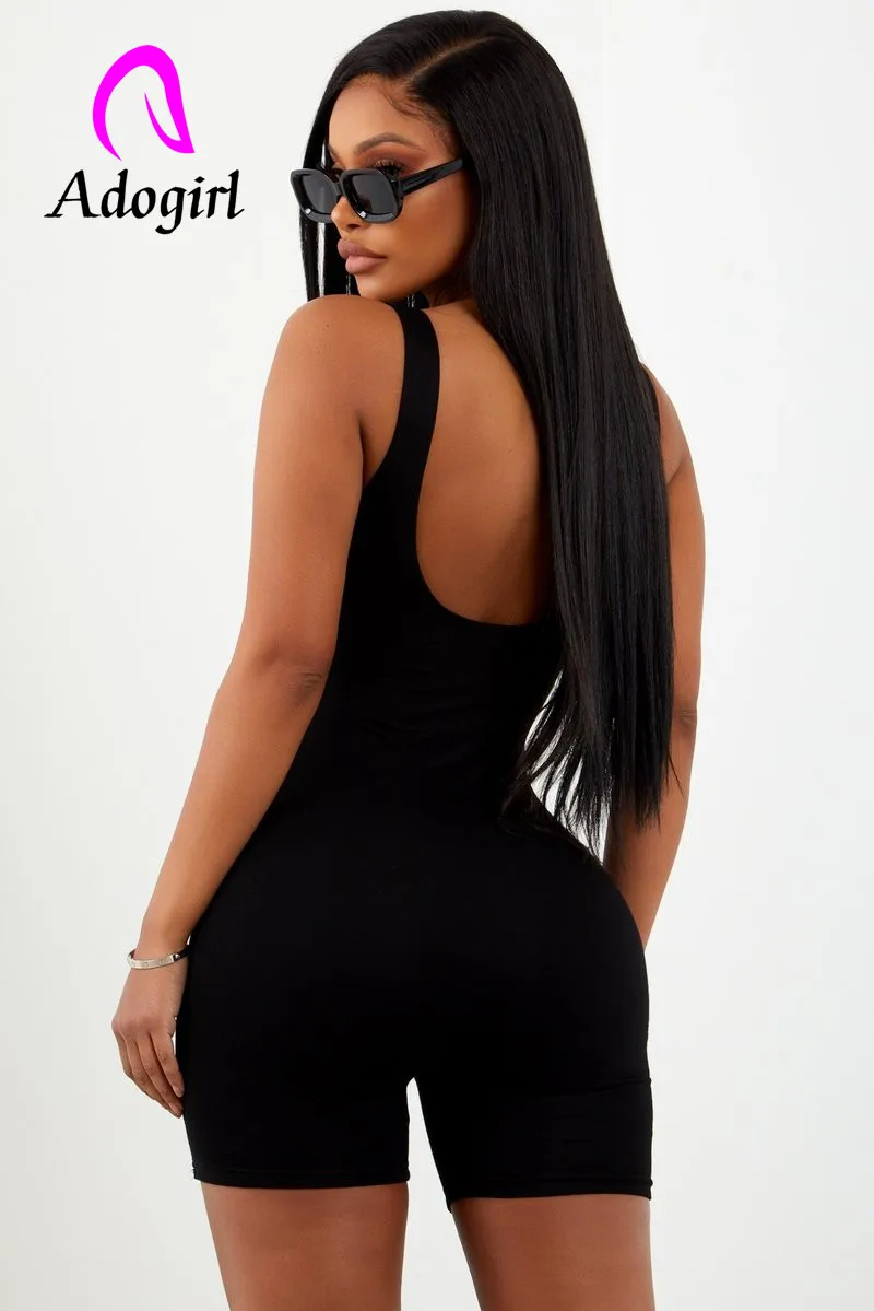 Adogirl high elastic tank tops hot pants jumpsuits backless sleeveless lady fitness suits fluorescent color playsuits solid suit
Adogirl high elastic tank tops hot pants jumpsuits backless sleeveless lady fitness suits fluorescent color playsuits solid suit