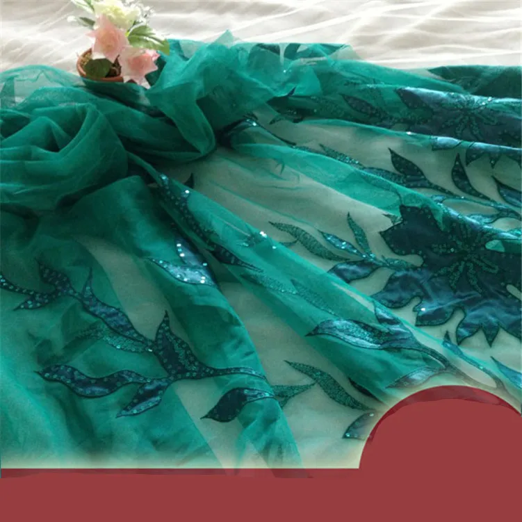 Colorful embroidered sequins new transparent network solid bead piece embroidered cloth fabric laser embroidered cloth
Colorful embroidered sequins new transparent network solid bead piece embroidered cloth fabric laser embroidered cloth
