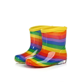 Boys Girls Rain Boots new design rainbow Waterproof Rubber Skid-proof toddler kids Children Slip-on Rainboots
Boys Girls Rain Boots new design rainbow Waterproof Rubber Skid-proof toddler kids Children Slip-on Rainboots