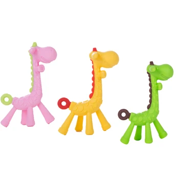Baby Silicone Cartoon Teether Animal Teether Molar Cute Infant Toddler Molar Stick Sore Pain Relief
Baby Silicone Cartoon Teether Animal Teether Molar Cute Infant Toddler Molar Stick Sore Pain Relief