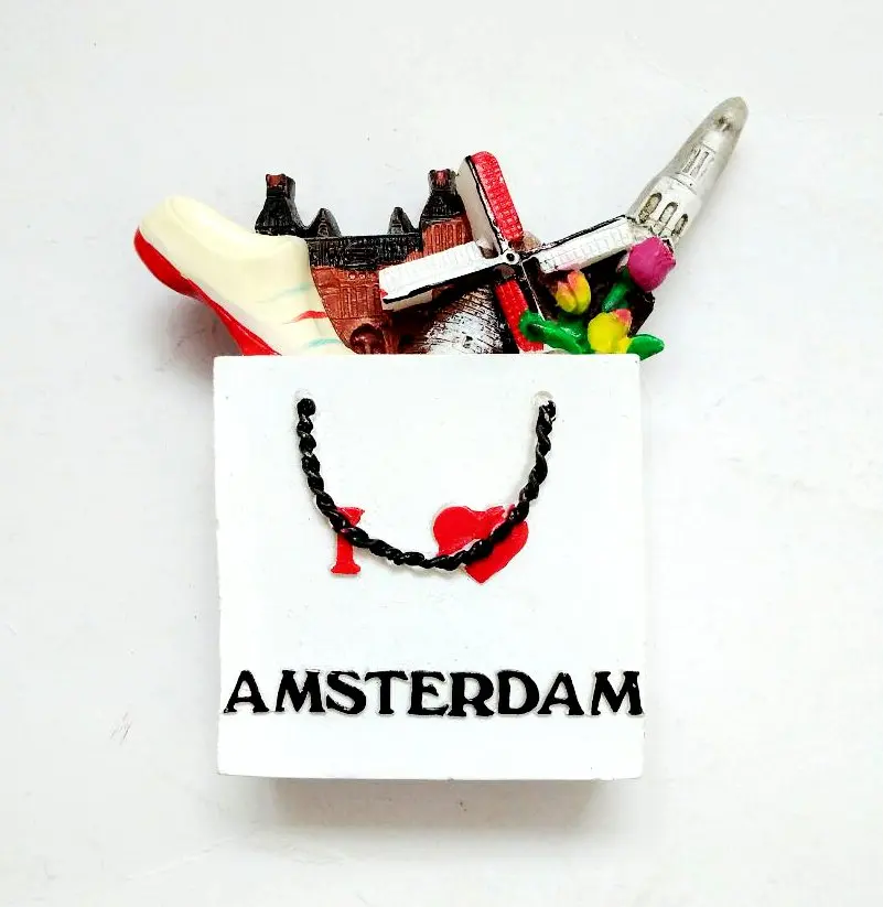 Netherland Amsterdam Gift Package 3D Resin Fridge Magnets Tourism Souvenirs Refrigerator Magnetic Sticker Home Decoration
Netherland Amsterdam Gift Package 3D Resin Fridge Magnets Tourism Souvenirs Refrigerator Magnetic Sticker Home Decoration