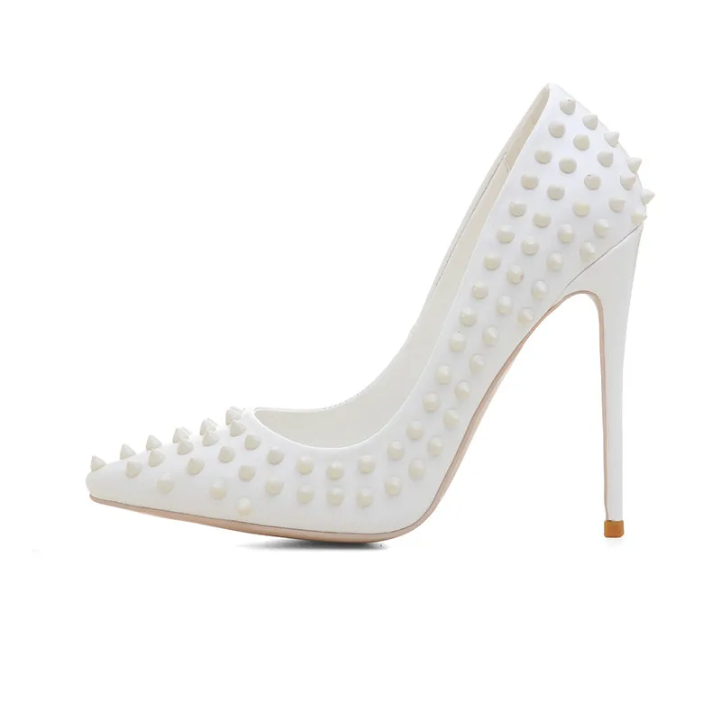 ARQA 2019 European and American fashion banquet show tip rivet single high heel women's shoes
ARQA 2019 European and American fashion banquet show tip rivet single high heel women's shoes