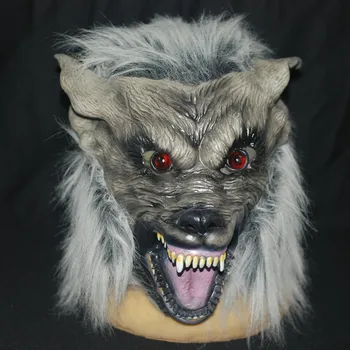 Top Grade Scary Gray Wolf Head Masks Realistic Halloween Adult Latex Mask Animal Werewolf Cosplay Props Party Fancy Dress Toys
Top Grade Scary Gray Wolf Head Masks Realistic Halloween Adult Latex Mask Animal Werewolf Cosplay Props Party Fancy Dress Toys