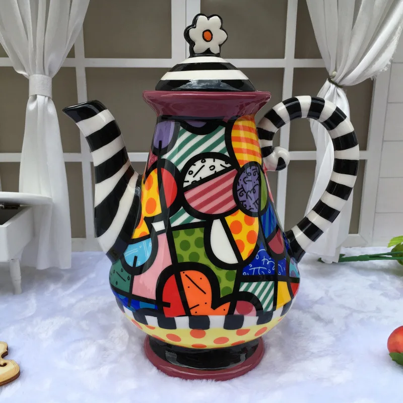 Painted teapots kettles explosive ideas large novel and special ceramic tea sets decorative decorations at home
Painted teapots kettles explosive ideas large novel and special ceramic tea sets decorative decorations at home