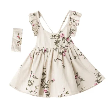 Summer 100% Linen Teenage Girls Peach blossom Backless Flare Sleeve Cotton Holiday Sundress+Headband Children Clothing
Summer 100% Linen Teenage Girls Peach blossom Backless Flare Sleeve Cotton Holiday Sundress+Headband Children Clothing