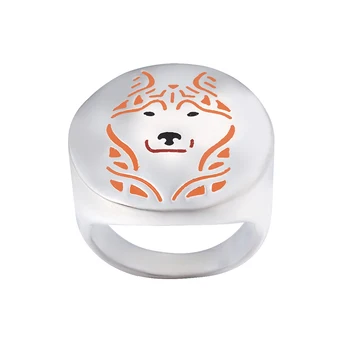 Wholesale Siberian Husky Dog with color selection enamel ring lovers and owners-Pet Jewelry unisex free ship -10Pcs/Lot
Wholesale Siberian Husky Dog with color selection enamel ring lovers and owners-Pet Jewelry unisex free ship -10Pcs/Lot