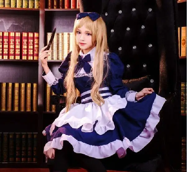 Axis Powers Hetalia Belarus Natalia Arlovskaya Lolita Maid Dress Cosplay Costumes
Axis Powers Hetalia Belarus Natalia Arlovskaya Lolita Maid Dress Cosplay Costumes