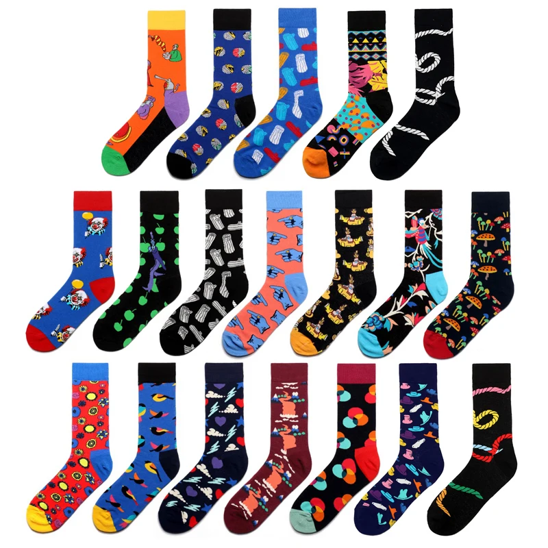 PEONFLY 2019 Autumn New Arrived Happy Socks Men Funny Art Streetwear Hip Hop Cartoon Characters Designer Crew Sock Gift For Men
PEONFLY 2019 Autumn New Arrived Happy Socks Men Funny Art Streetwear Hip Hop Cartoon Characters Designer Crew Sock Gift For Men
