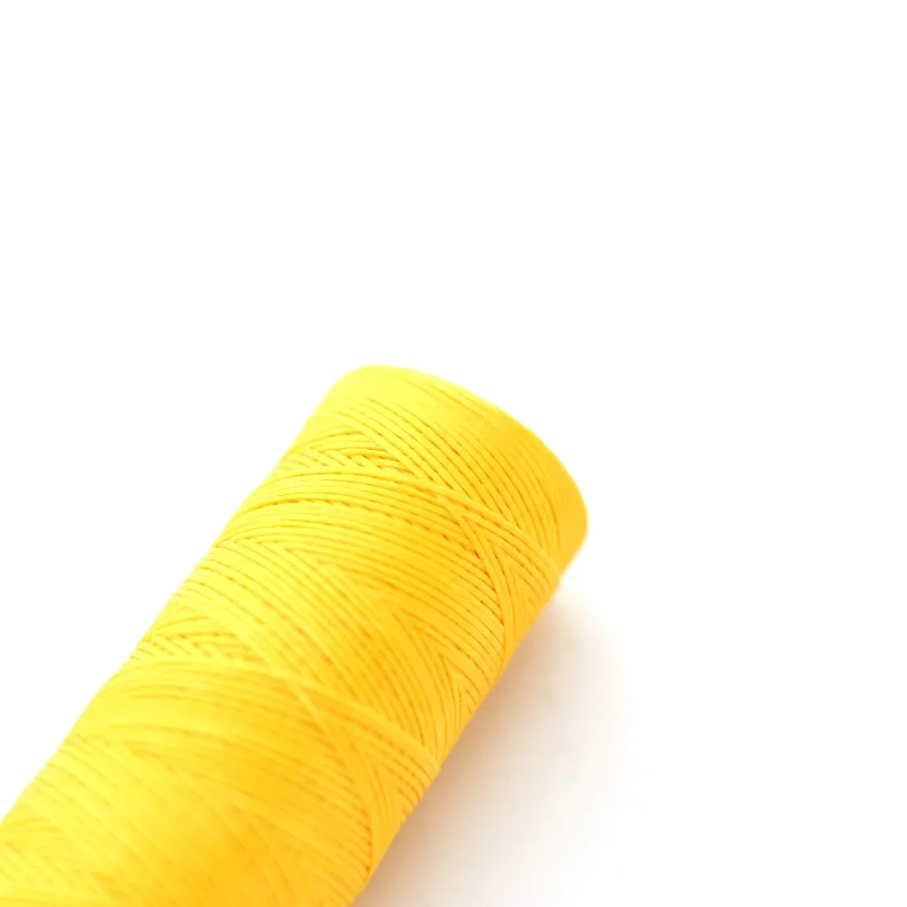 waxed thread 0.8mm yellow 2