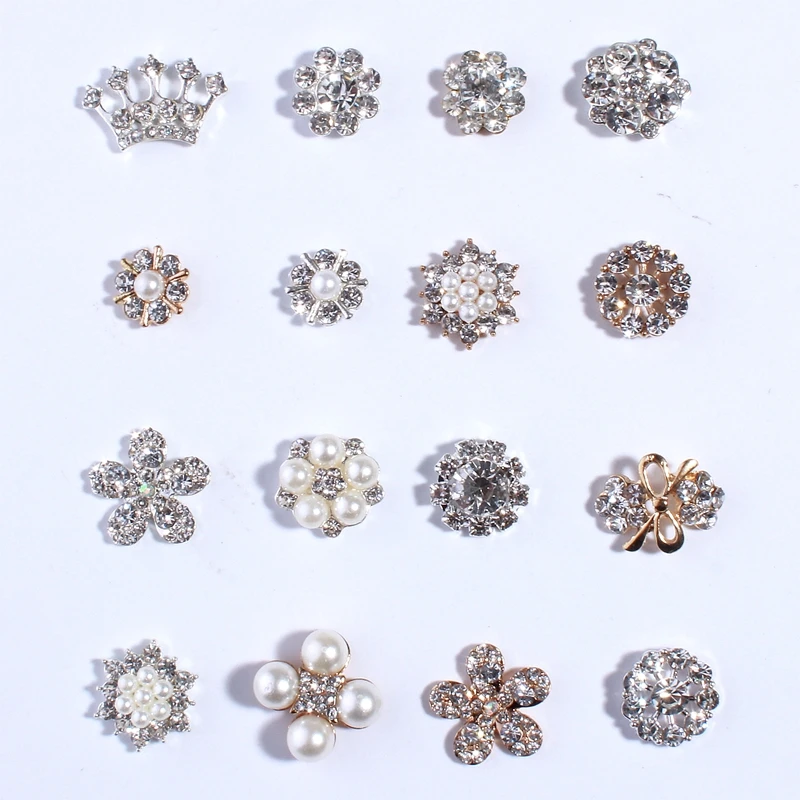 30PCS New Fashion Crown Rhinestone Buttons With Ivory Beads For Hair Accessories Crystal Jewelry For Women Decoration
30PCS New Fashion Crown Rhinestone Buttons With Ivory Beads For Hair Accessories Crystal Jewelry For Women Decoration