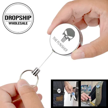 EDC Retractable Keychain Card Badge Recoil Rope Key Ring Pull Chain Belt Clip Outdoor Survival Pocket Key Holder Camping Gear
EDC Retractable Keychain Card Badge Recoil Rope Key Ring Pull Chain Belt Clip Outdoor Survival Pocket Key Holder Camping Gear